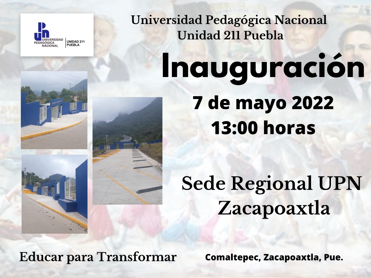 Inauguración en Sede Regional Zacapoaxtla, Pue