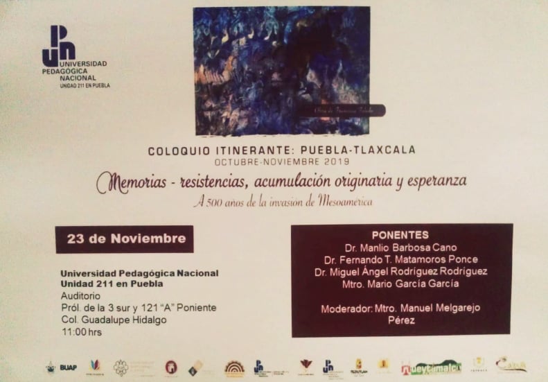 Participación de Miguel Ángel Rodríguez en la mesa redonda: "Memorias-resistencias, acumulación orig