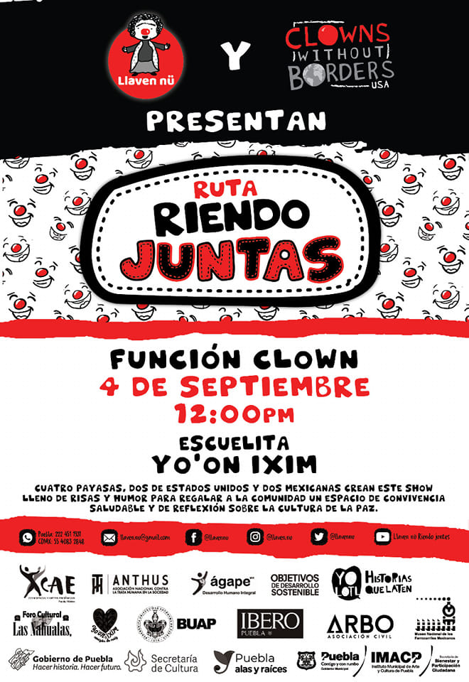 Domingo de Clown en La Escuelita Yo'on Ixim