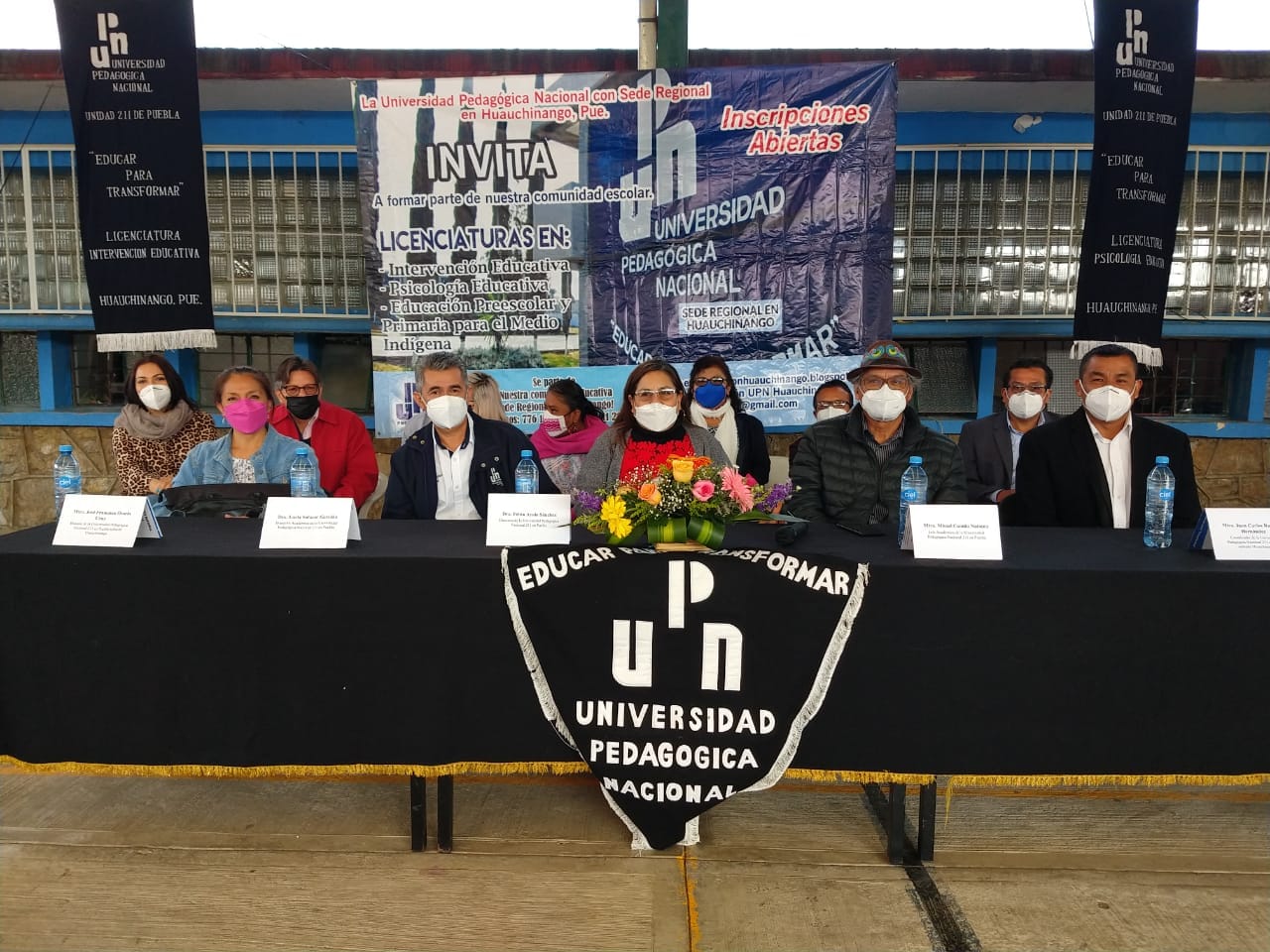 Directivos de la UPN Puebla asistieron al cambio oficial de coordinador de la Sede Regional Huauchinango 